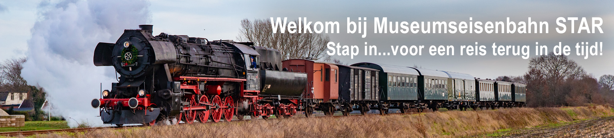Welkom bij Museumspoorlijn STAR. Stap in...voor een reis terug in de tijd!